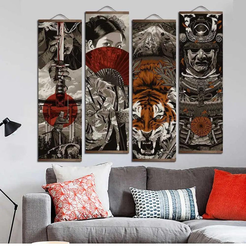Poster Decorativo Japonês