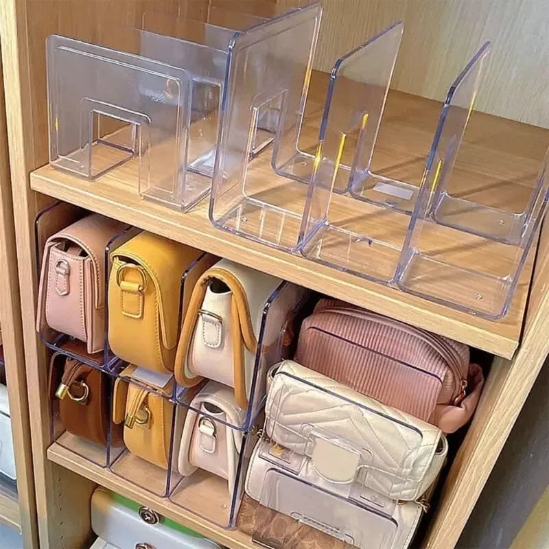 Organizador de Bolsa Acrílico com Divisória Carpetino