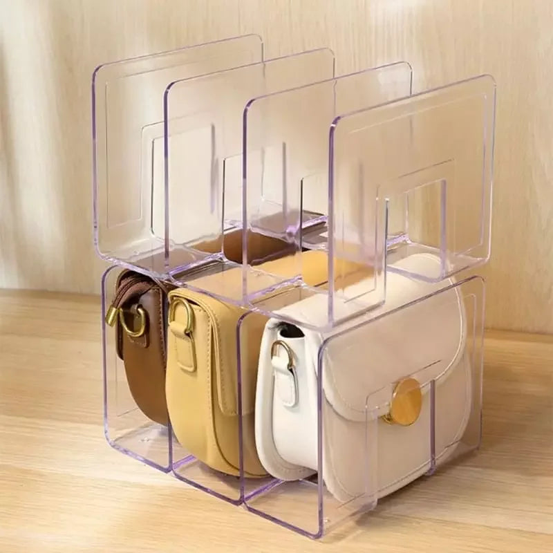 Organizador de Bolsa Acrílico com Divisória Carpetino