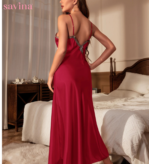 Vestido para Dormir KostaNua™ | Conforto e Elegância (Renda Sensual)