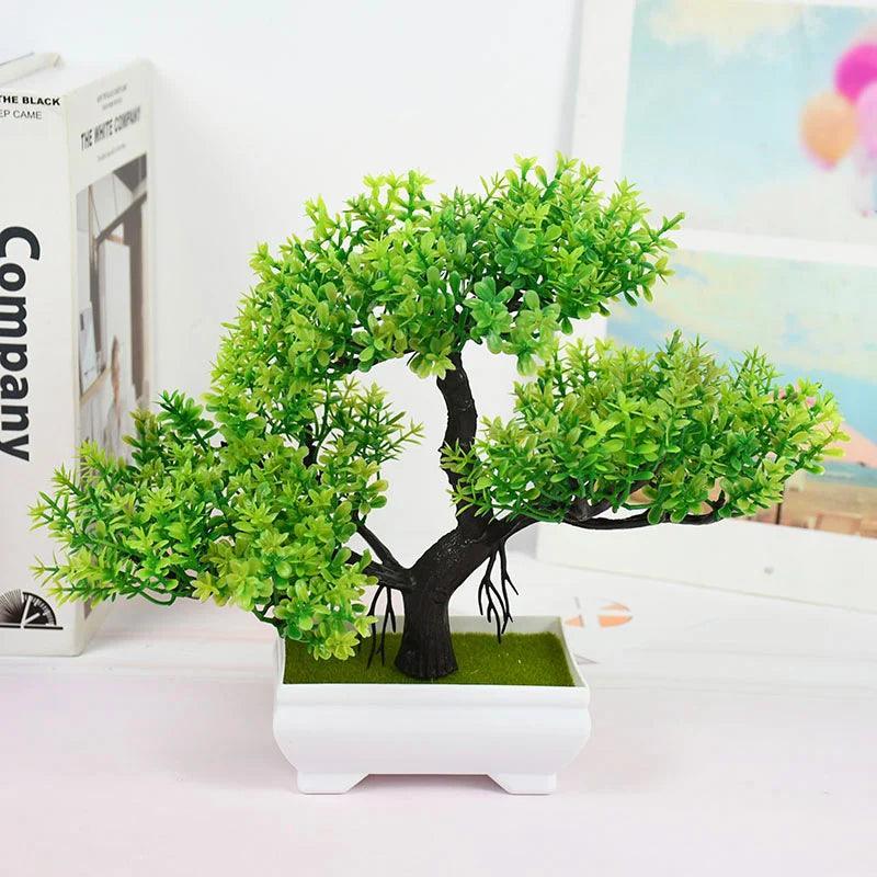 Vaso de Planta Artificial Bonsai