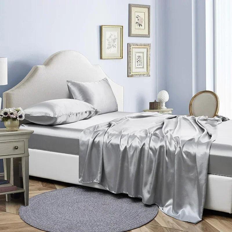Conjunto de Lençóis de Cetim Carpetino
