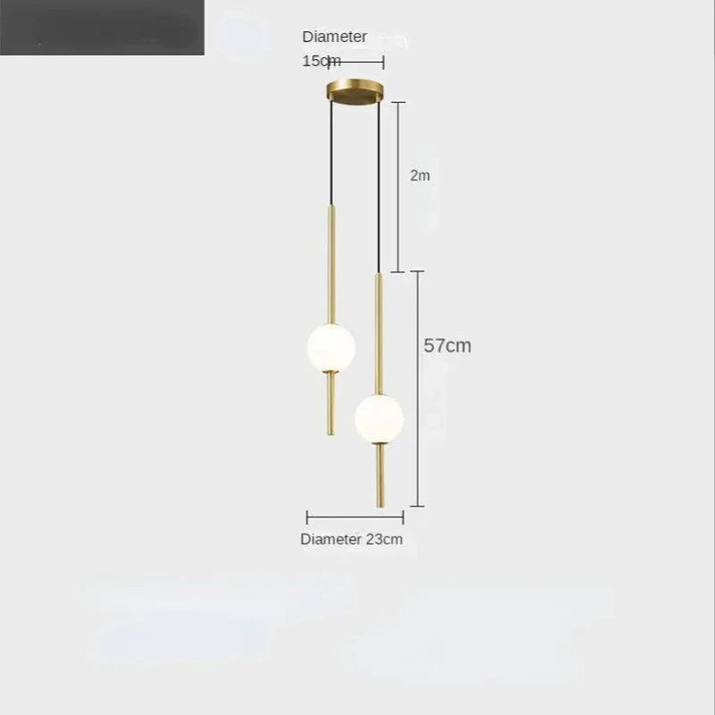 Luminária Pendente Esférica Nordic