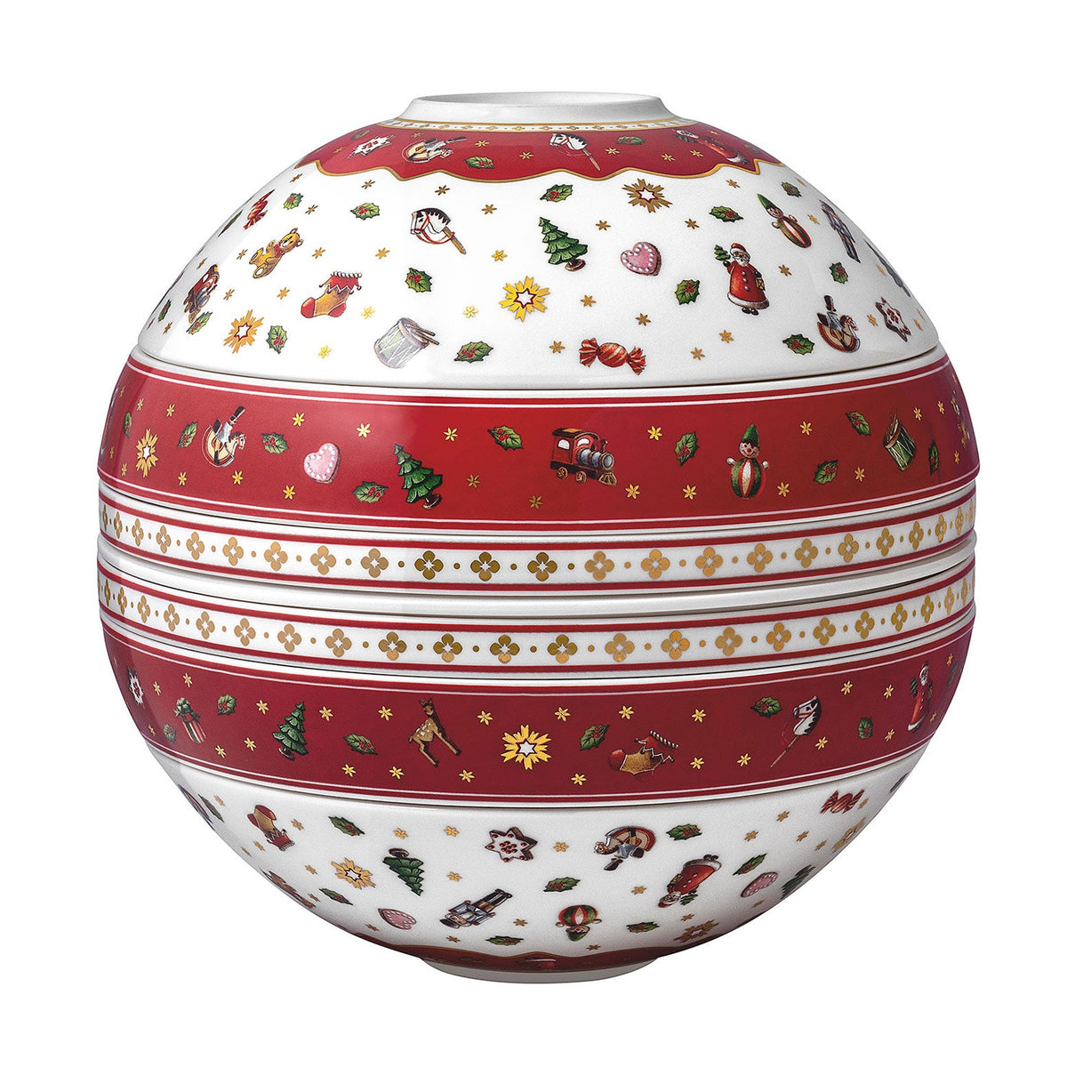 Conjunto de Jantar para 2 Pessoas - La Boule 7 Peças Natal
